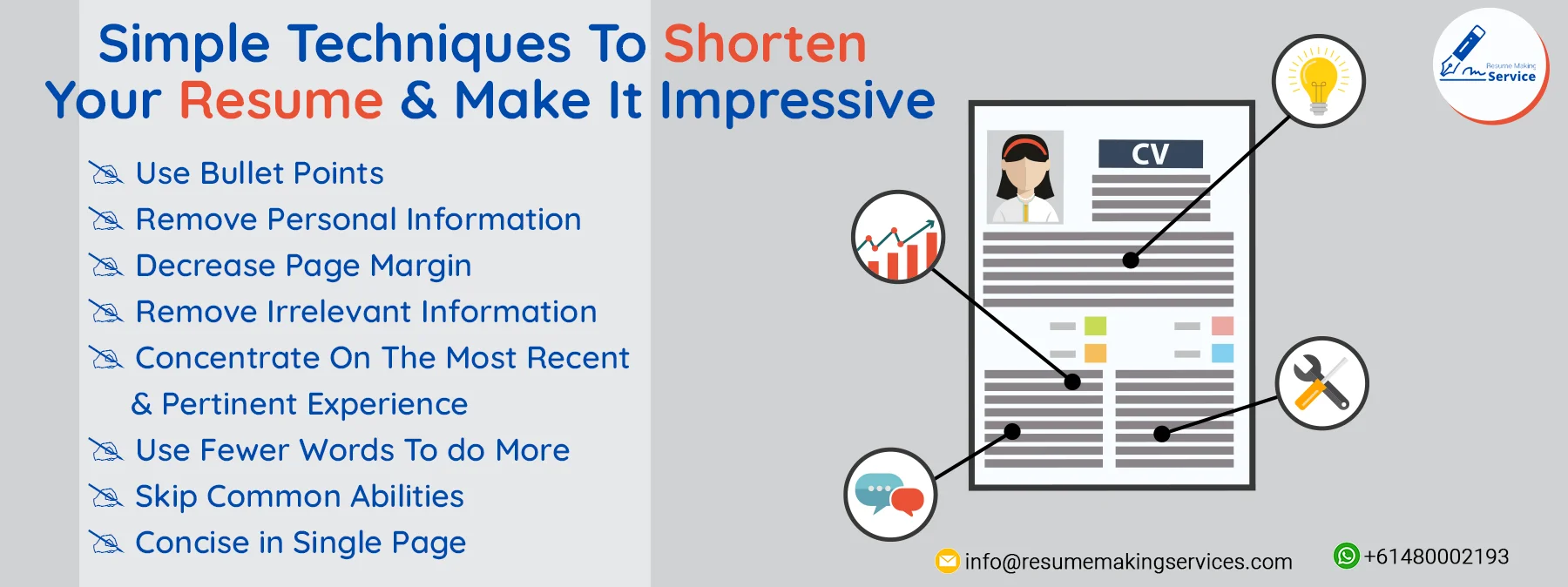 Simple Techniques To Shorten Your Resume And Make It Impressive